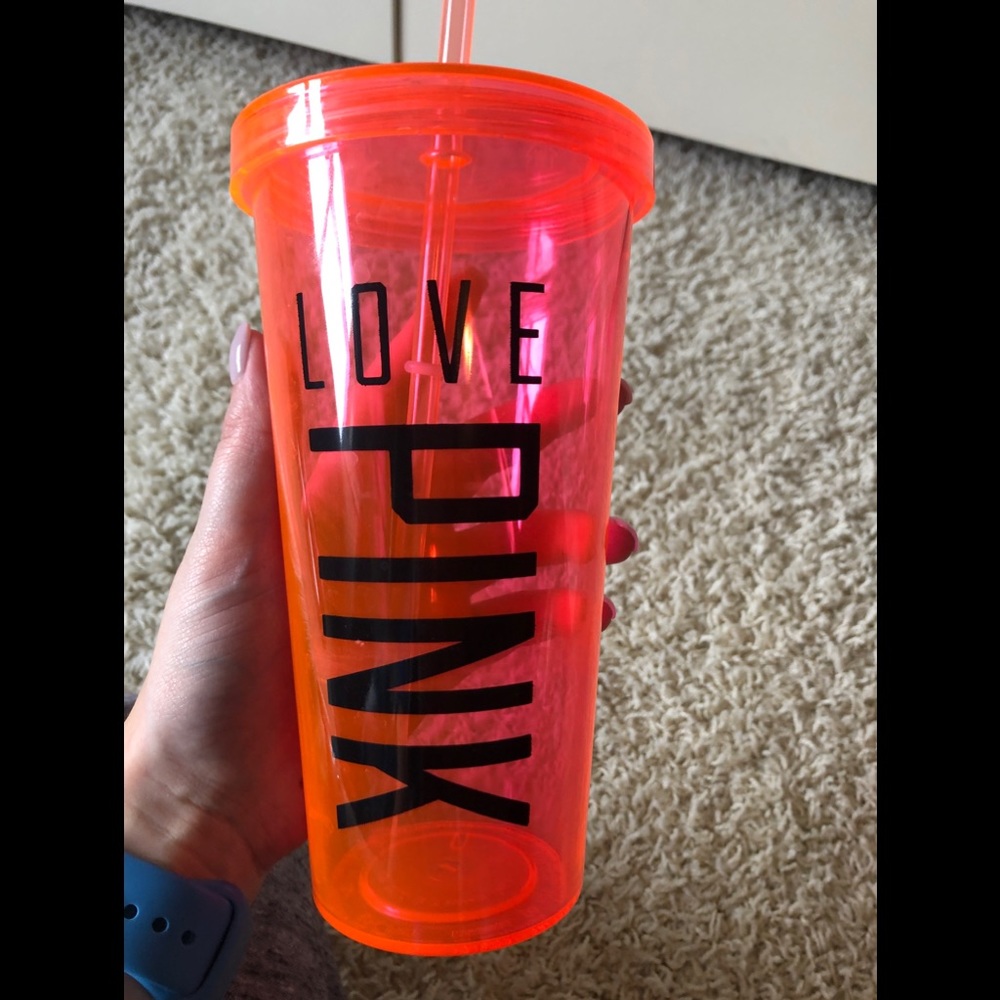 NEVER USED EXCLUSIVE PINK tumbler